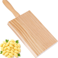 Wooden Gnocchi Board & Pasta Maker Set With Rolling Paddle - Authentic