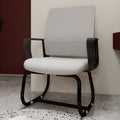 Minimalist Modern Office Chair – Metal Frame, Soft & Comfortable, Home