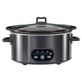 6/8 Quart Slow Cooker with 3 Cooking Settings, Non-Stick Ceramic Inner
