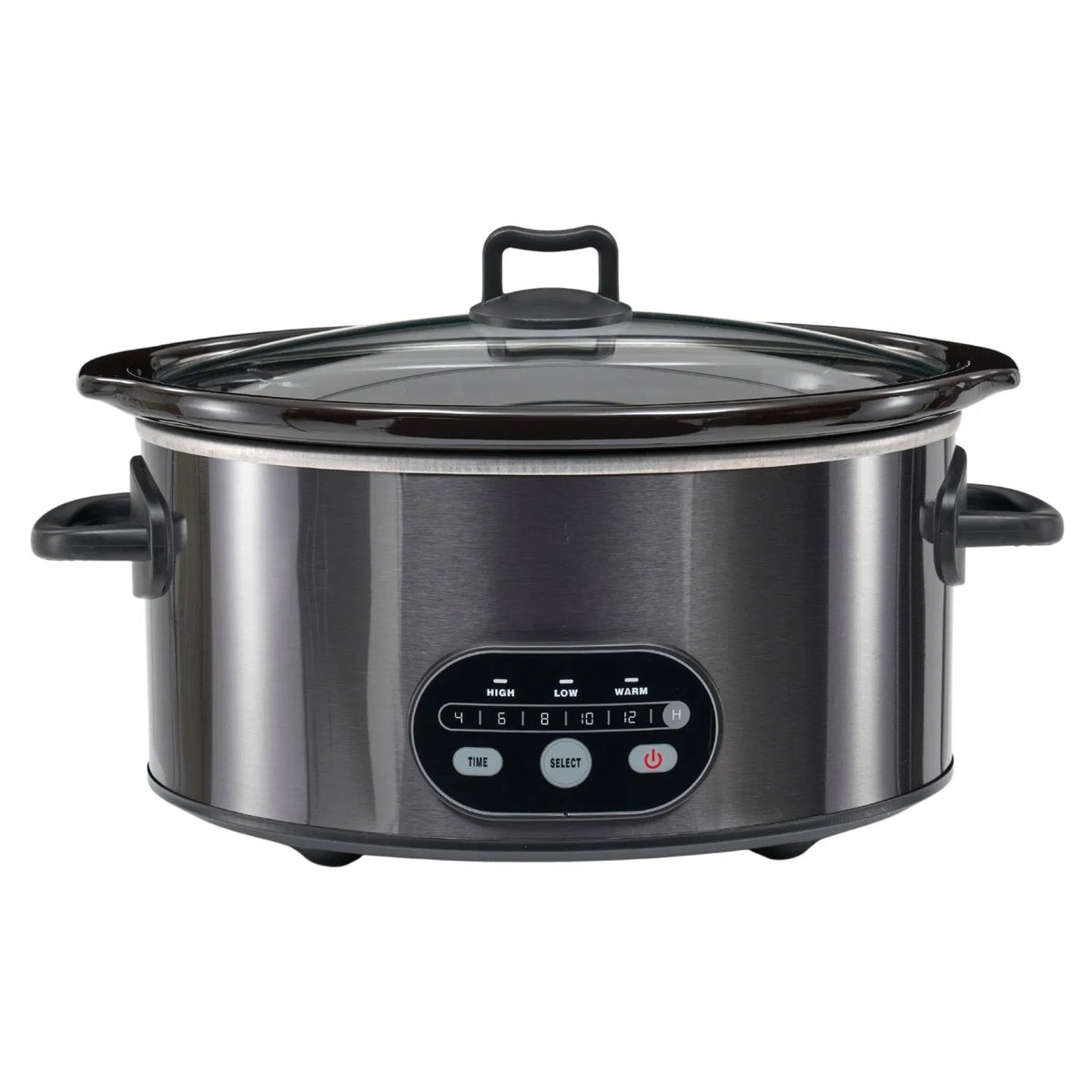 6/8 Quart Slow Cooker with 3 Cooking Settings, Non-Stick Ceramic Inner