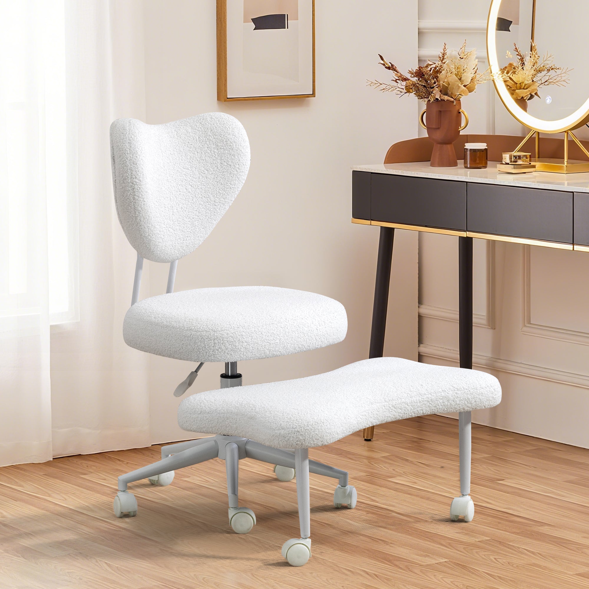 Meditation chair, an ergonomic cross-legged seating chair with lumbar