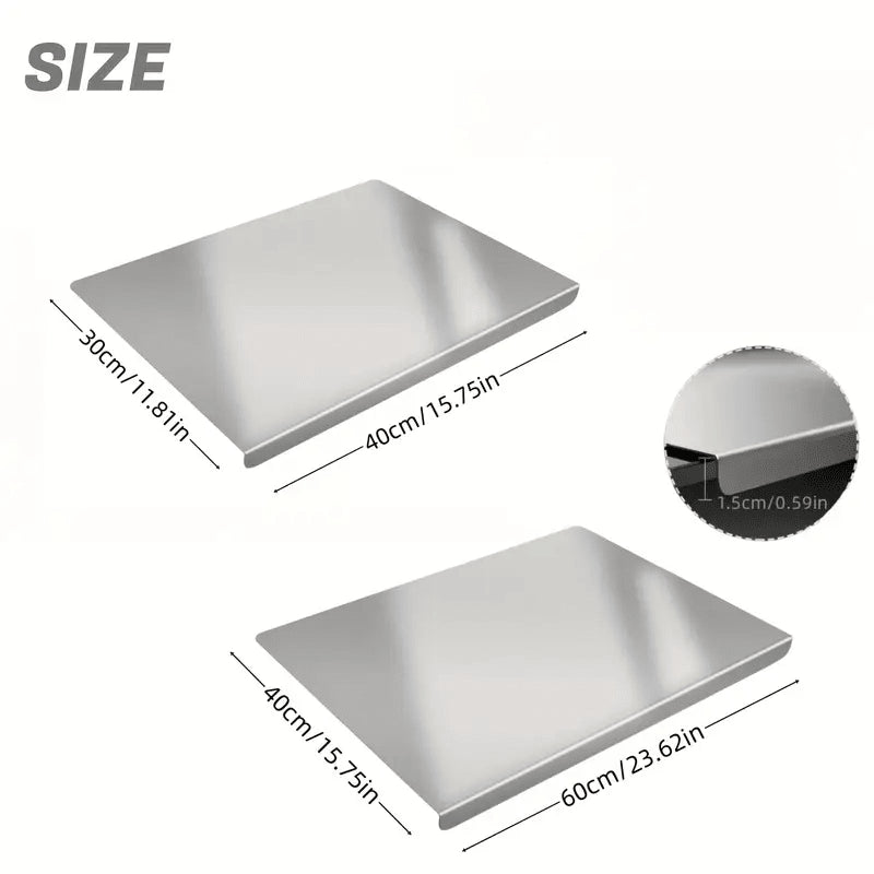 Stainless Steel Cutting Board For Kitchen - Large 304 Chopping Boards,