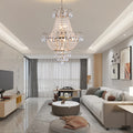 (Same as W1340102270/L5003) Gold Crystal Chandeliers,Large Contemporar