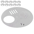 10 PCS Round Beehive Door Rotatable Stainless Steel Beehive Entrance G