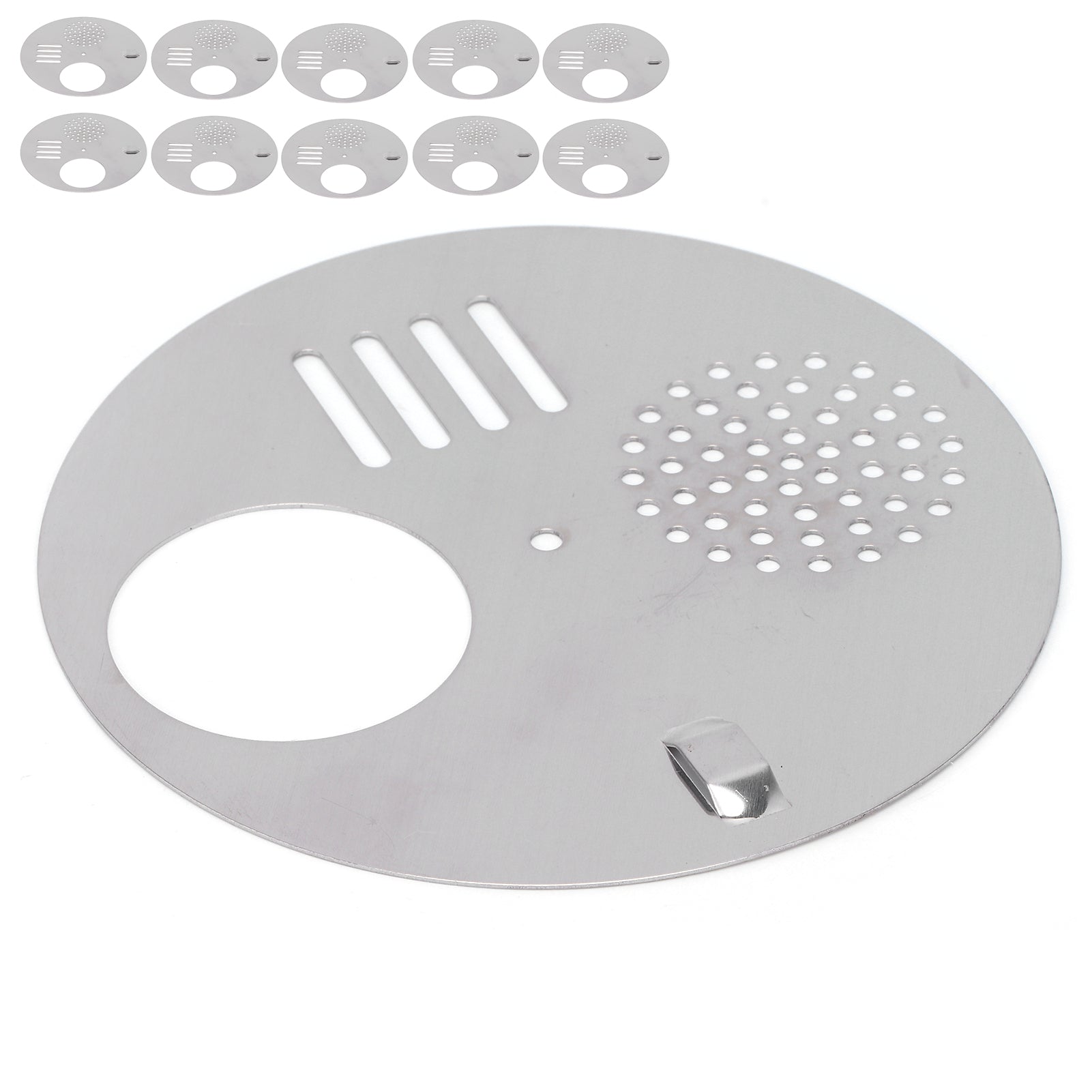 10 PCS Round Beehive Door Rotatable Stainless Steel Beehive Entrance G