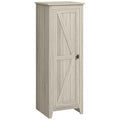 48" Kitchen Pantry Storage Cabinet w/ Barn Door, Kitchen Pantry Cabine