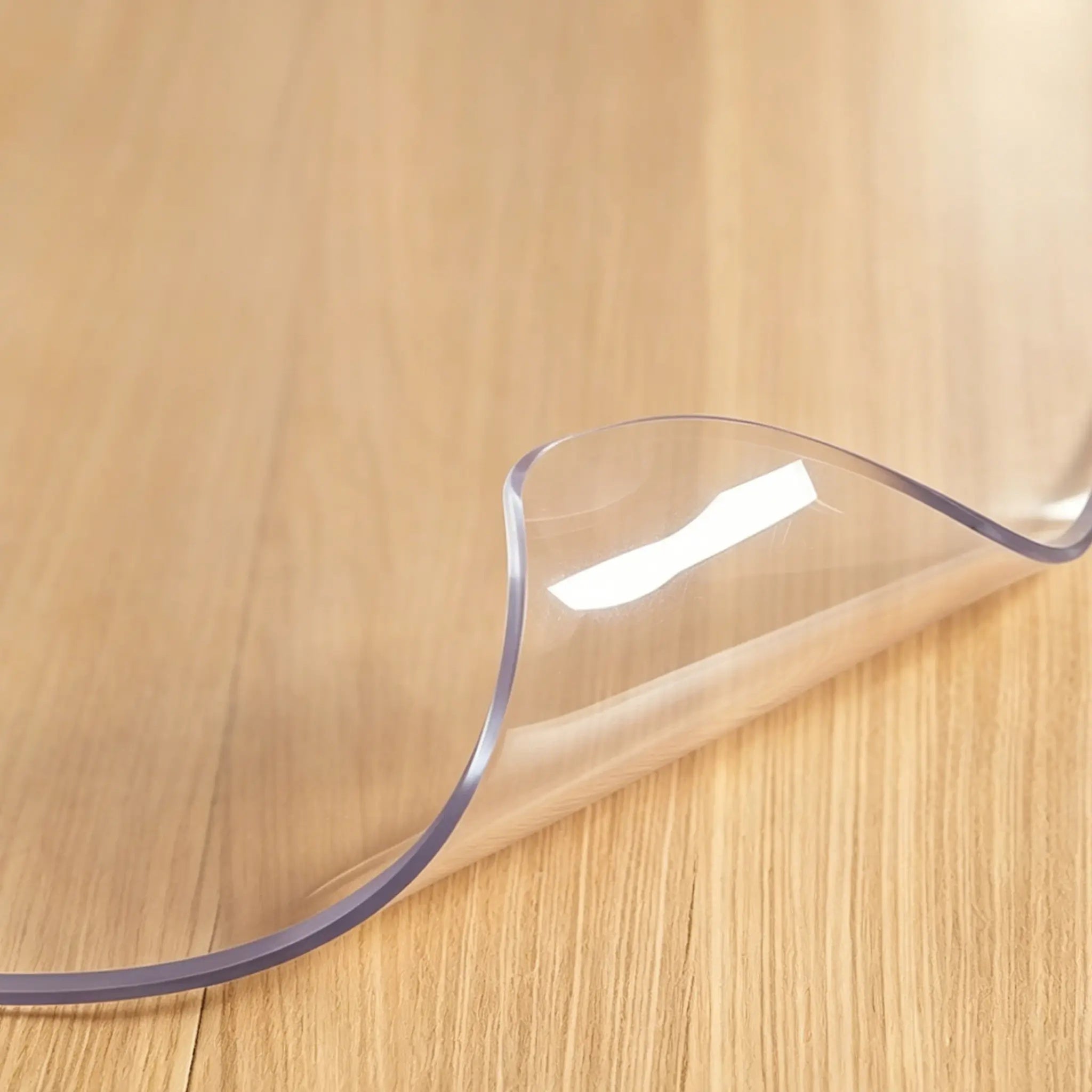 Table Cover 1.5 Mm Thick Clear PVC Desk Mat Protector Waterproof & Eas