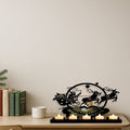 CIFbuy Vintage Iron Reindeer Candle Holder For Christmas Table And Man
