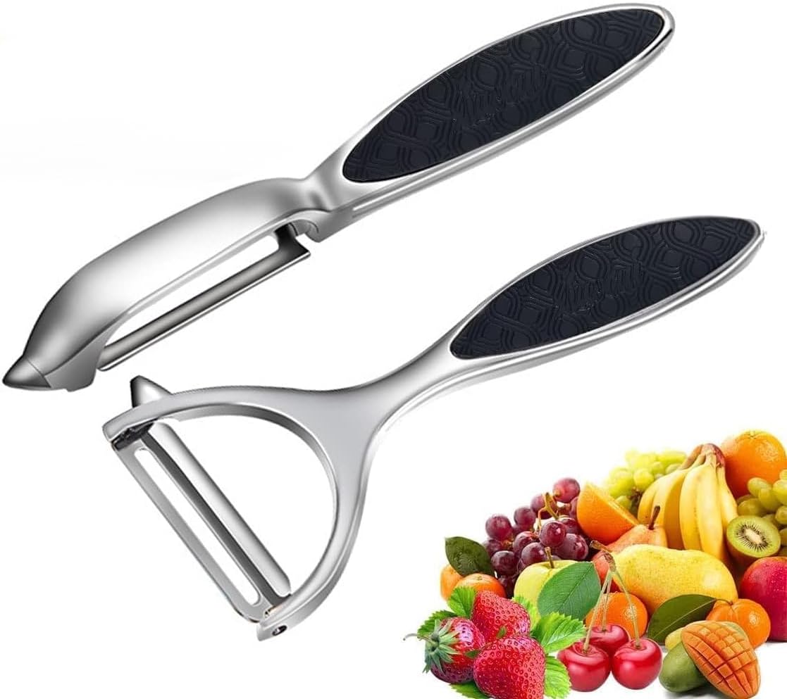 Vegetable Peeler Set, Stainless Steel Multi-Function Potato & Fruit Pe