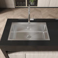 30 Inch Base Mounted Workstation Sink, 30x19" S304 Stainless Steel Han