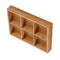 Divided Wooden Tray Multi Compartments Serving Tray For Hot Pot Restau