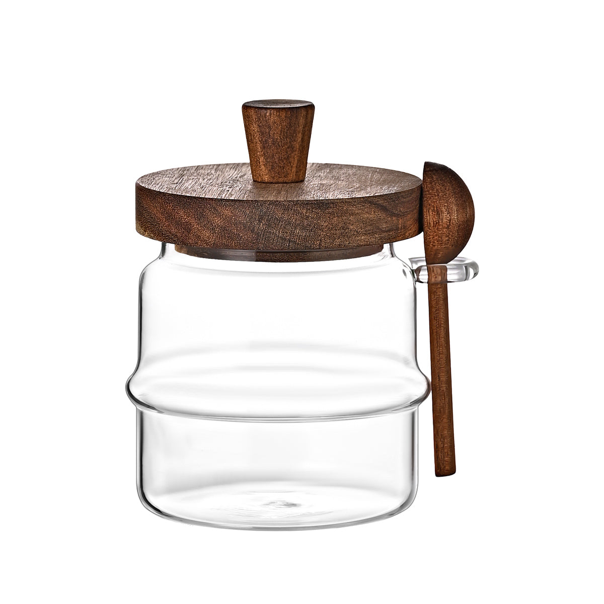 1 Pcs 15 OZ Glass Coffee Jars With Spoons, Candy Jars, Biscuit Jars, S