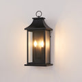 Dusk to Dawn Outdoor Wall Lantern 2-Light, 22.2" Large Outside Wall Sc