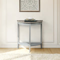 Justino Natural Oak & Gray Finish Console Table