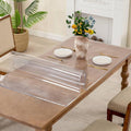 Table Cover 1.5 Mm Thick Clear PVC Desk Mat Protector Waterproof & Eas
