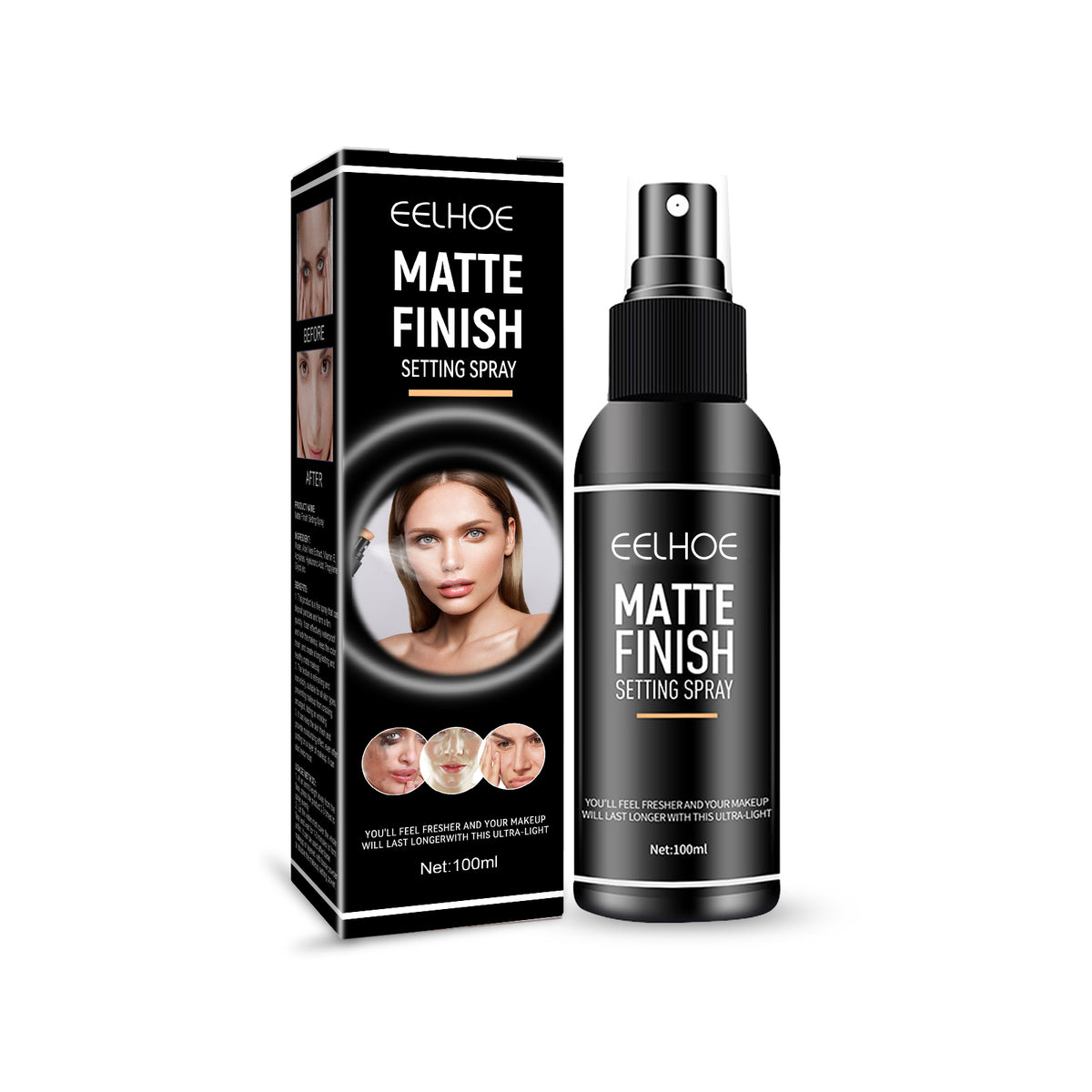 Matte Setting Spray Oil Control Long Lasting Makeup Resistant Waterpro