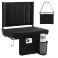 Stadium seats with backrest support, thick seats with cup holders, sto