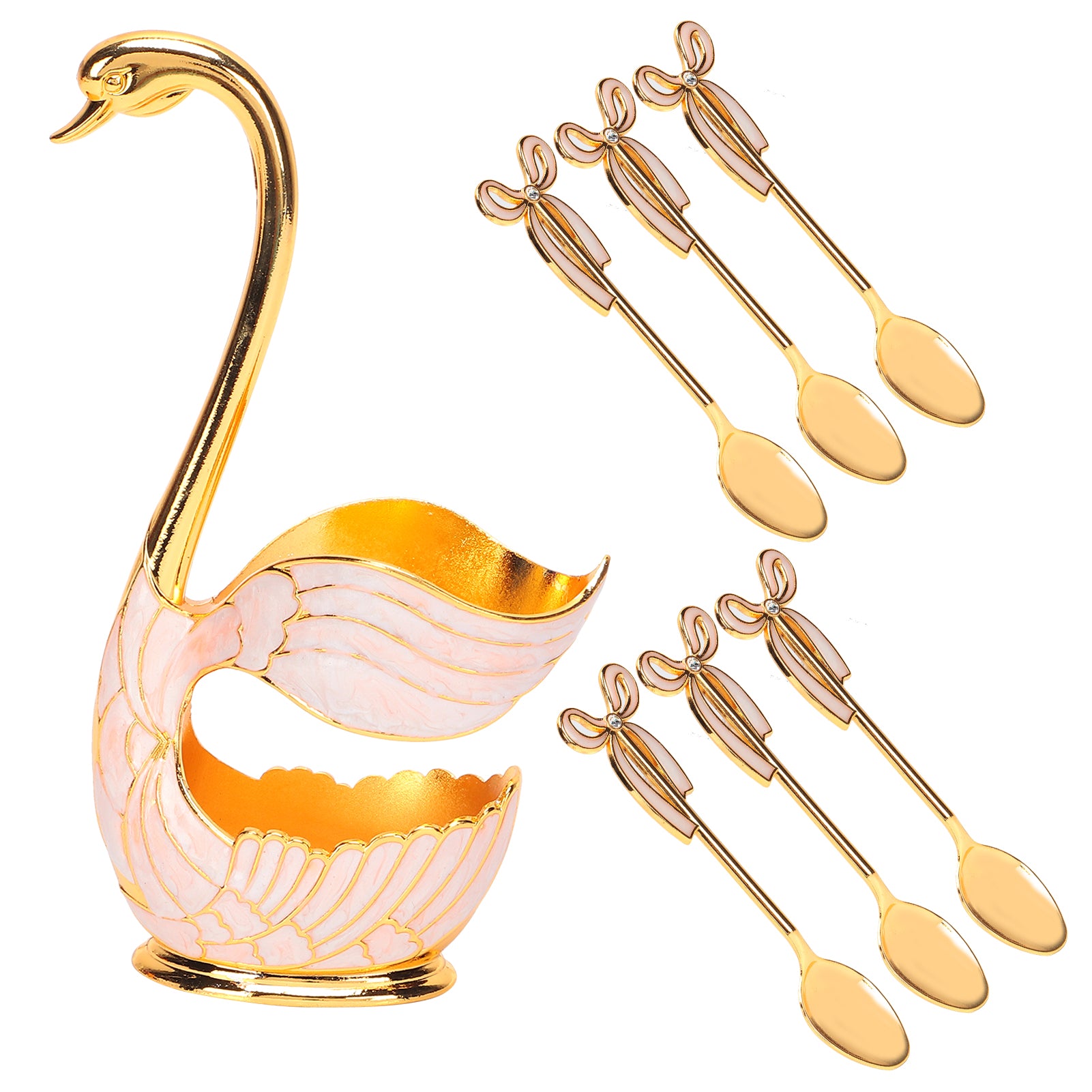 Tableware Sets Coffee Fruit Dessert Spoons Household Tableware With Sw