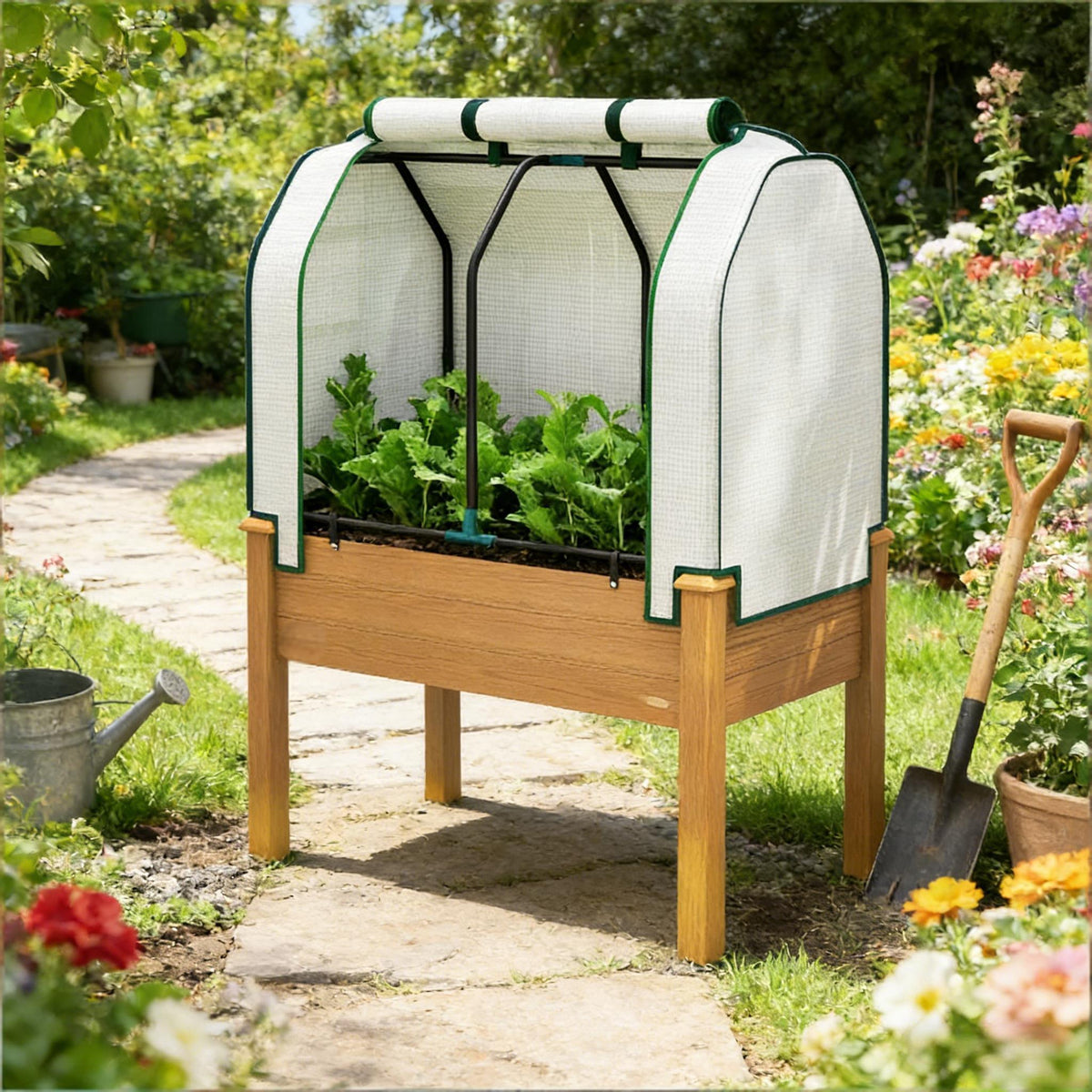 Outdoor Planter Box,Raised Garden Bed