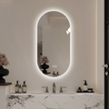48x24 Inch Smart Wall Mounted LED Touch Screen Anti-fog Mirror Bathroo