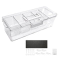 Chilled Condiment Server Caddy, 5 Compartment Ice Cooled Serving Conta