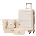 3-Piece Luggage Set - 24in Checked Suitcase with TSA Lock Travel Duffe