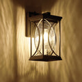 Oil Rubbed Bronze Porch Light Dusk to Dawn Outdoor Wall Lantern Small