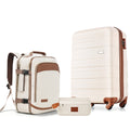 3-Piece Luggage Set - 20in Checked Suitcase with TSA Lock Travel Duffe