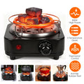 Fast Heating Hookah Coal Heater 500W - 5 Temperature Gears, Safe Therm