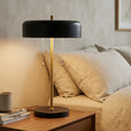 Obni Bedside Table Lamp – Black and White