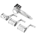 MultiFunction Stainless Steel Cheese Grater Hand Cranked Rotatable Che