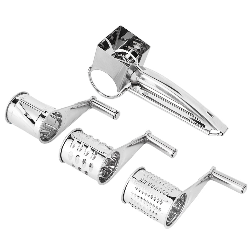 MultiFunction Stainless Steel Cheese Grater Hand Cranked Rotatable Che