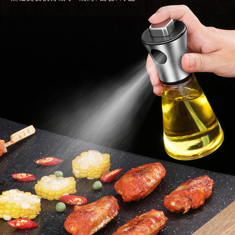 Glass Seasoning Bottle for Oil, Vinegar & Soy Sauce