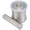 Stainless Steel Garlic Mortar Dual Structure Good Stability Wear Resis