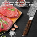 Japanese Vanadium Steel Chef Knife, 7.8 INCH Sharp Kitchen Knives With
