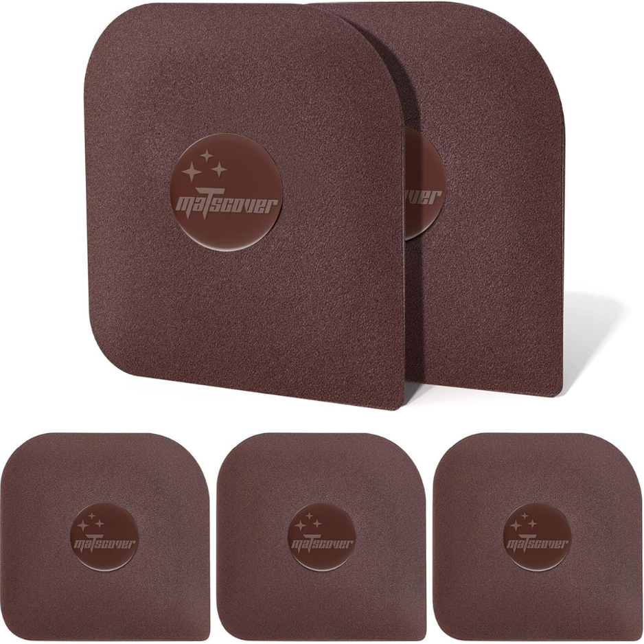 5-Pack Plastic Pan & Dish Scraper - Non-Scratch Kitchen Cleaning Tool