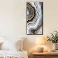 Black and Gold Abstract Canvas Art