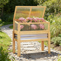 Stylish Flowers Box,Elevated Planter Box,Raised Garden Bed