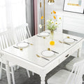 1.5mm Thick Clear Table Cover Protector Table Cover Rectangle PVC Clea