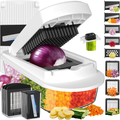 8-Blade Kitchen Chopper, Slicer & Grater Tool Set, Multi-Function Food