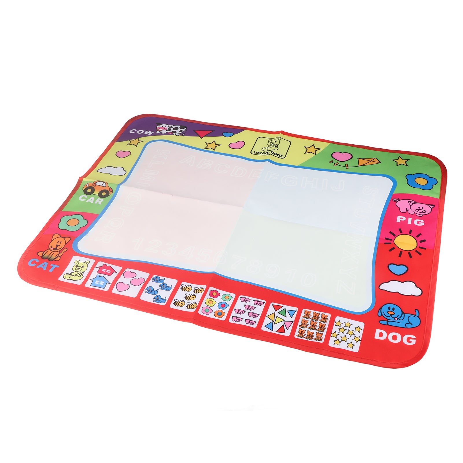Water Painting Draw Writing Mat Kid Developmental Doodle Board Toy Wit