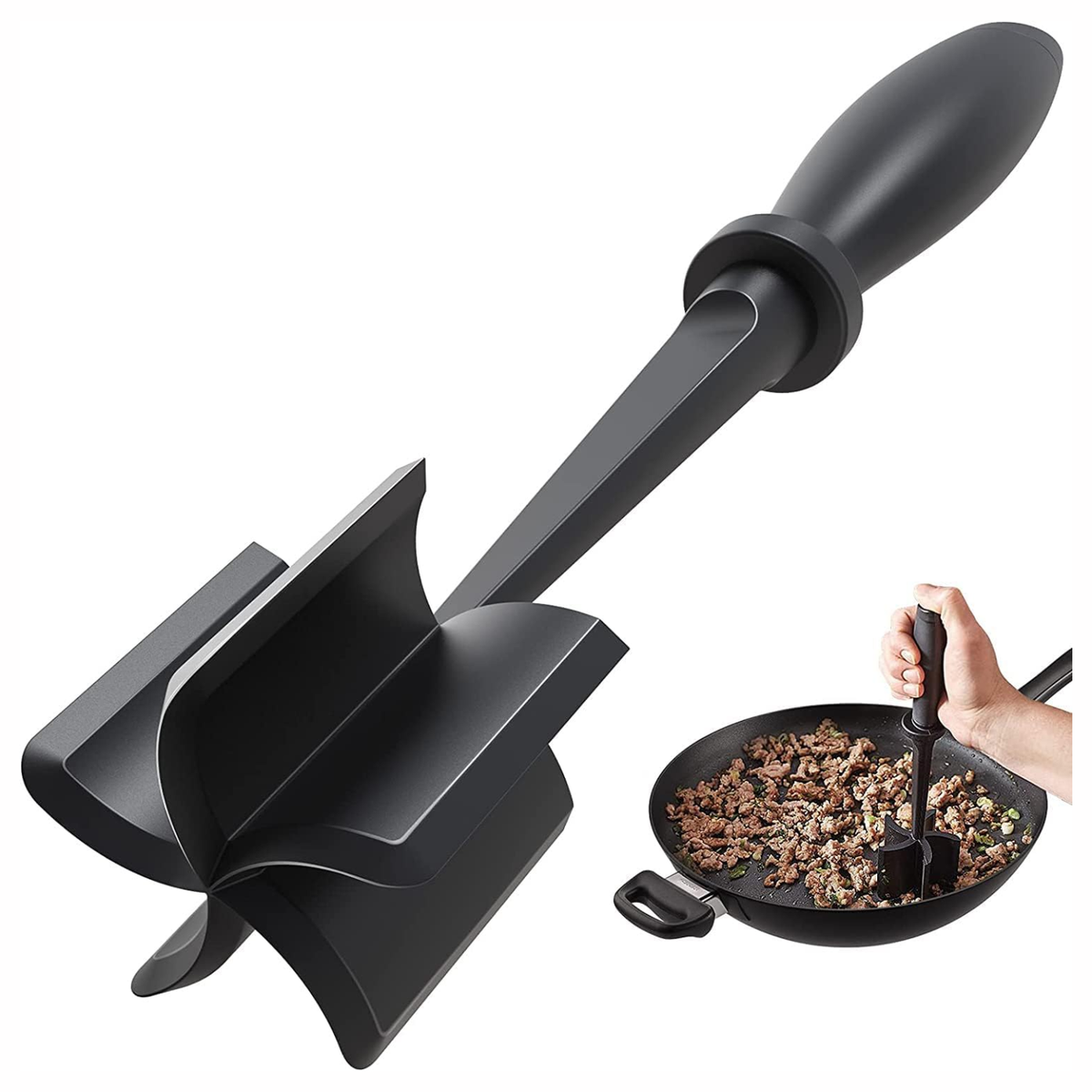 Meat Chopper Hamburger Grinder, Kitchen Smasher For Ground Beef, Manua