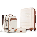 3-Piece Luggage Set - 28in Checked Suitcase with TSA Lock Travel Duffe
