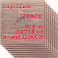 12 Square Walnut Wood Pieces Natural, Unfinished, Blank, Smoothly Poli