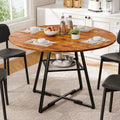 Round table, suitable for 4 to 6 people, a space-saving kitchen table