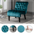 COOLMORE Modern Velvet Armless Accent Living Room Chair Leisure Chair,