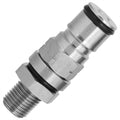 304 Stainless Steel Beer Keg Ball Lock Adapter Post Pressure Relief Va