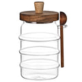 1 Pcs 25 OZ Glass Coffee Jars With Spoons, Candy Jars, Biscuit Jars, S