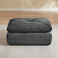 Modern Minimalist Dark Gray Fabric Chenille Combination Sofa, Spacious