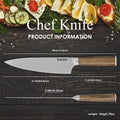 Chef Knife - 8-Inch Professional Japanese Kitchen Knife, Ultra Sharp G